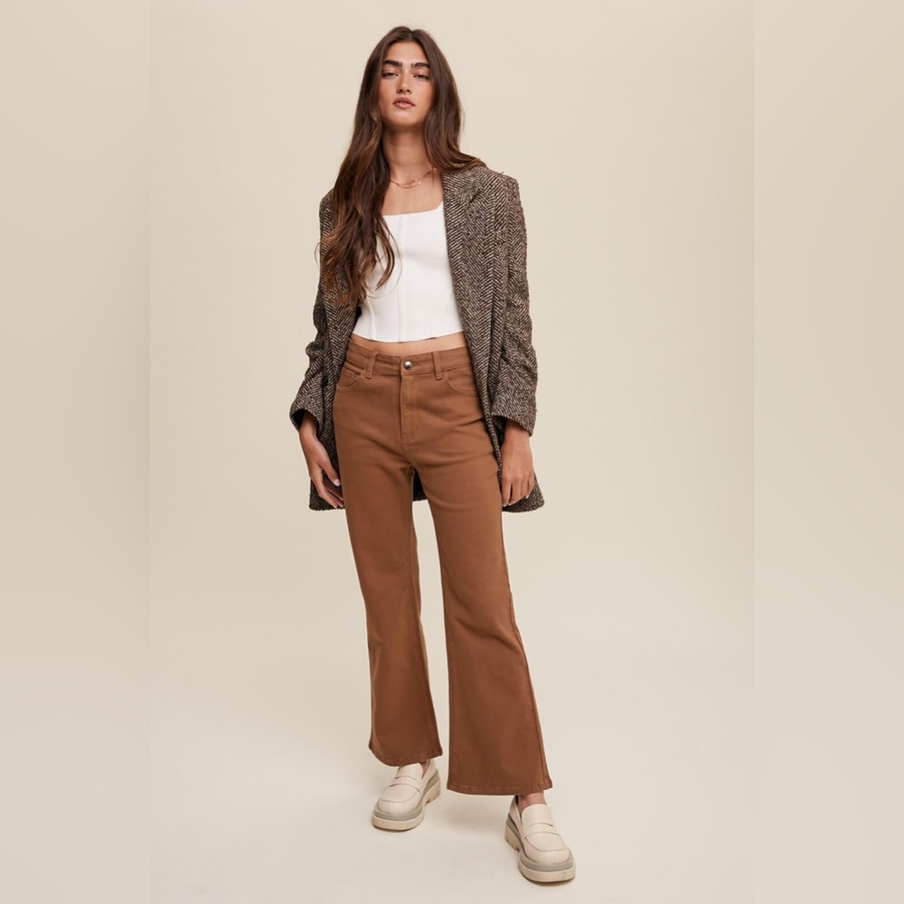 Mocha Brown Stretch Pants